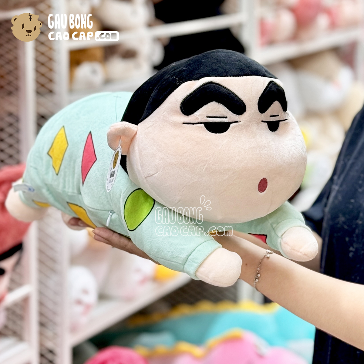 Gấu Bông SHIN nằm mặc đồ ngủ