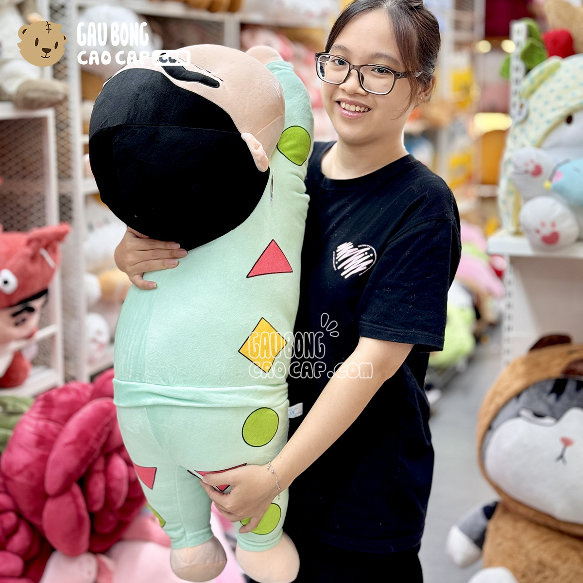 Gấu Bông SHIN nằm mặc đồ ngủ