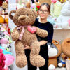 Gấu Teddy Lông Xoắn Ngực Tim rút