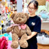 Gấu Teddy Lông Xoắn Ngực Tim rút