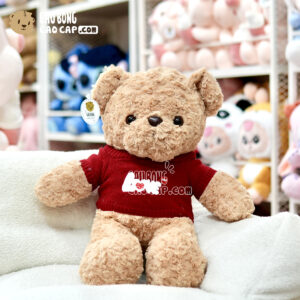 Gấu Teddy mặc áo len Love