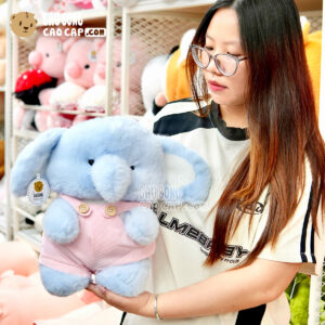 Voi Bông baby mặc yếm Hồng