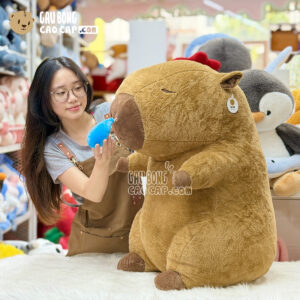 Gấu Bông Capybara Chảy Mũi lông Smooth - Hàng Nhập