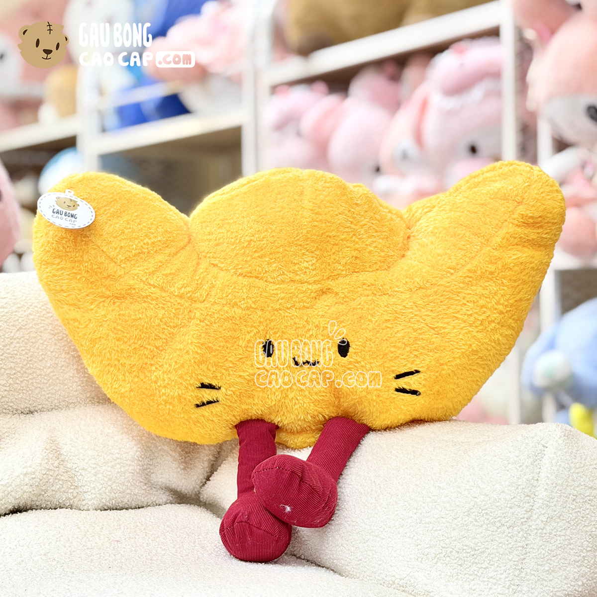 Gấu Bông Thỏi Vàng may mắn