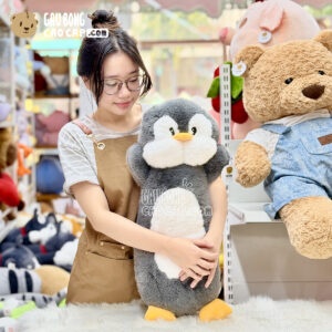 Gấu Bông Chim Cánh Cụt Baby gối ôm dài