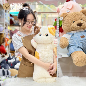 Gấu Bông Mèo Bông Tam Thể Baby gối ôm dài
