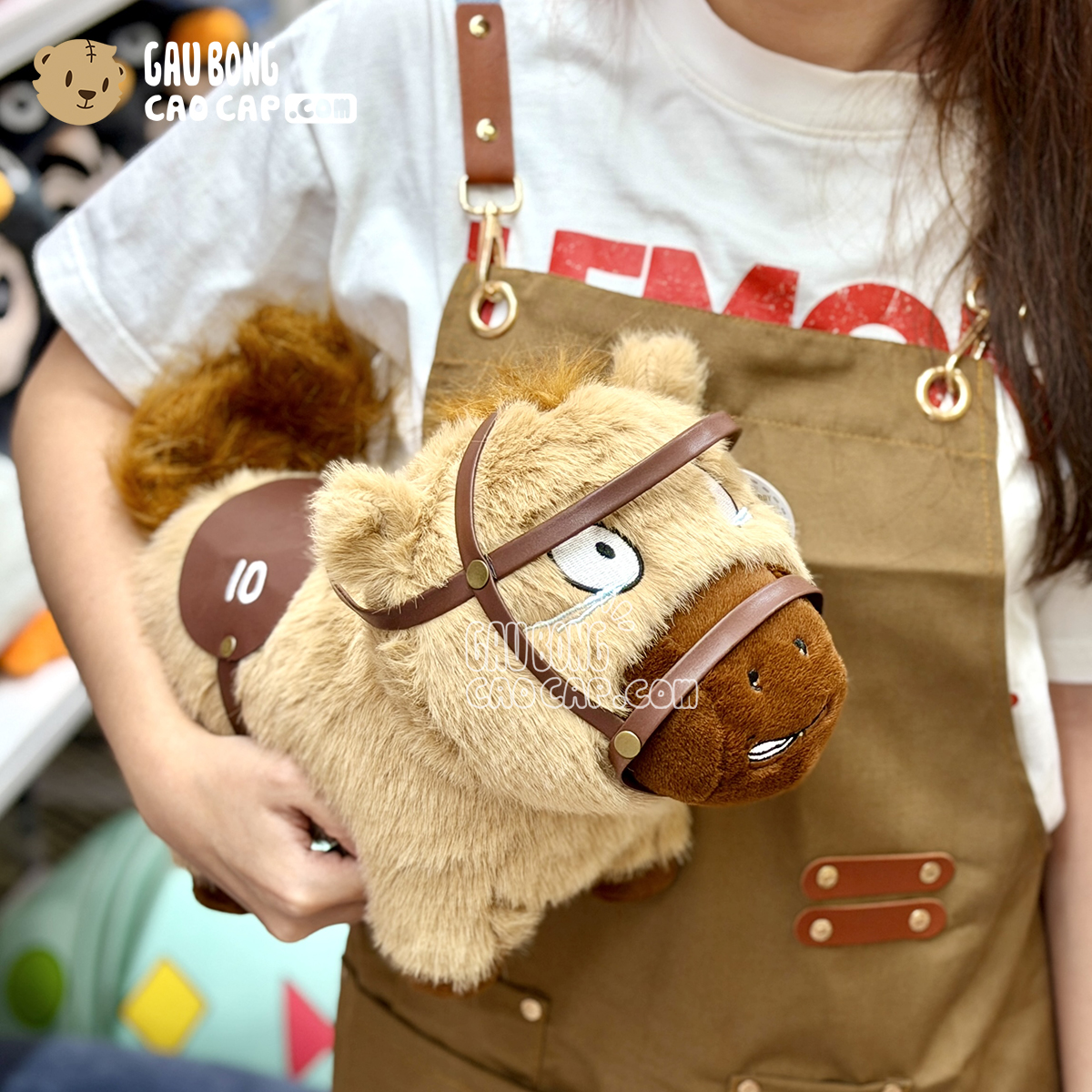 Ngựa Bông Mã Tiểu Dã màu Nâu