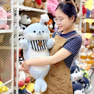 Gấu Bông Hải Cẩu xanh baby Đầu Bếp