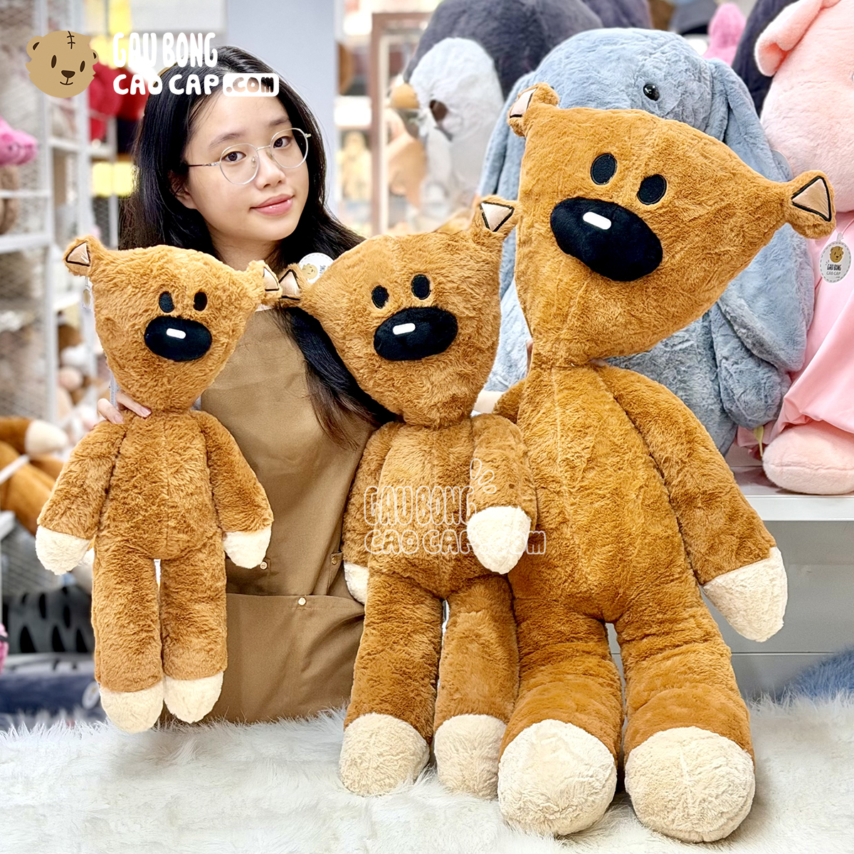 Gấu Bông Mr Bean lông mịn cao cấp