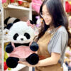 Gấu Bông Panda mặc đầm hồng