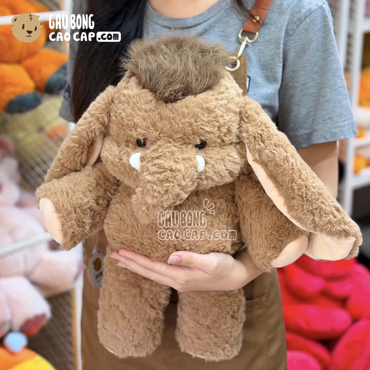 Voi Bông Ma Mút biết chạy
