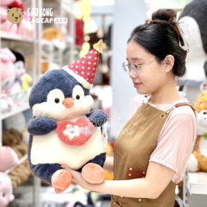 Chim Cánh Cụt Bông Ôm Tim Good Night
