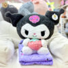 Gấu có mền 2in1  Kuromi Ôm Dâu