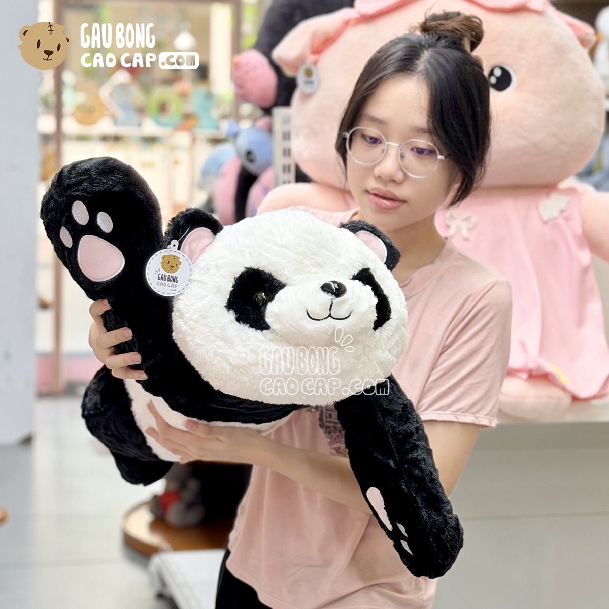 Gấu Trúc Panda nằm form dài