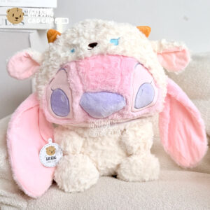 Gấu Bông Stitch Hồng Cosplay Lamb Angel