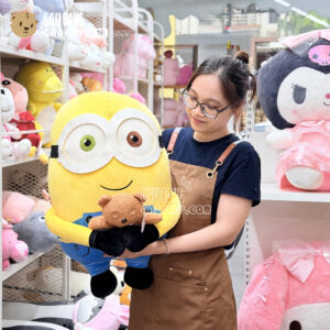 Gấu Bông Minions ôm Gấu Bông