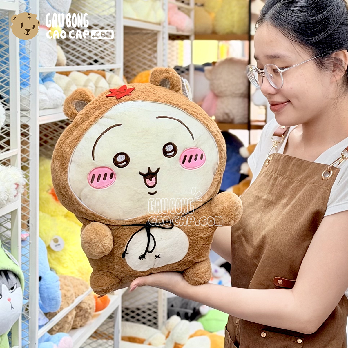 Gấu Bông Chiikawa Chubby Brown Bear