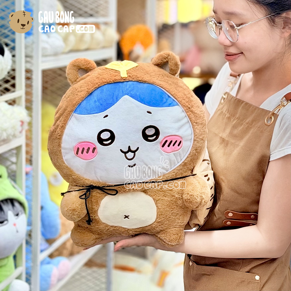 Gấu Bông Chiikawa Chubby Brown Bear