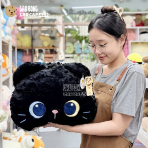 Gối ôm mèo mun Big Eye